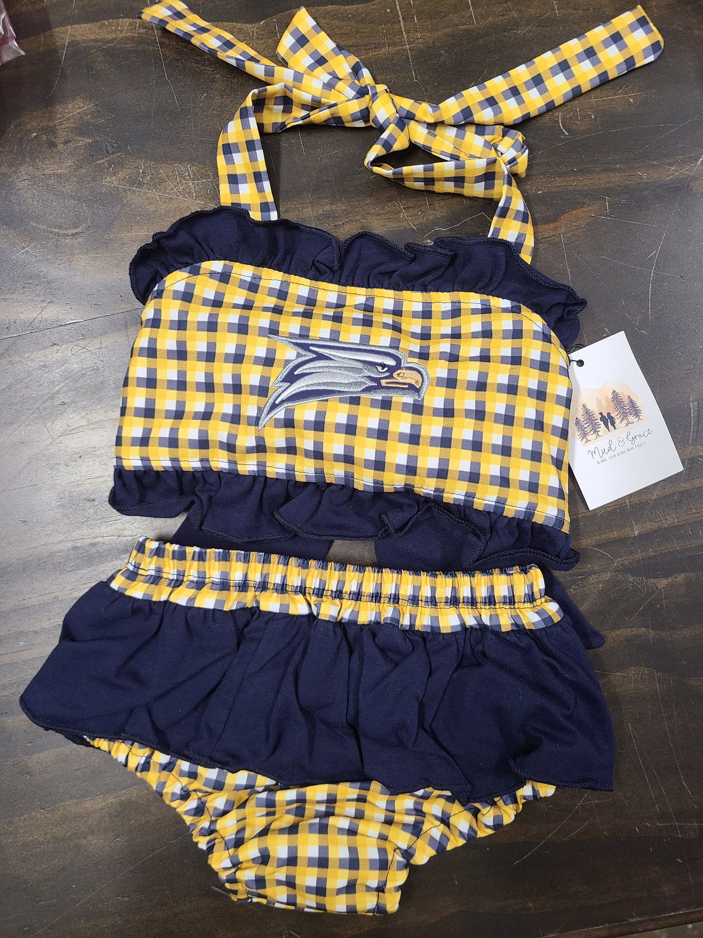 GA Southern Applique 2pc swim