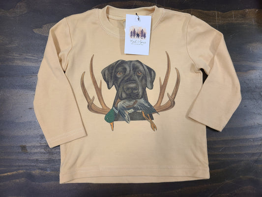 Black Lab LS tee