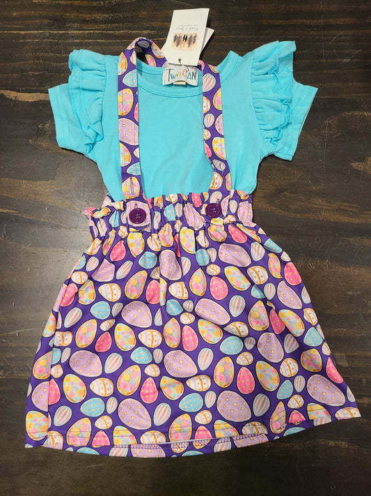 Colorful Eggs Dress set