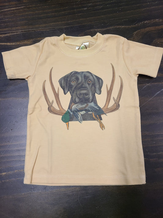 Black Lab Duck Hunting SS tee