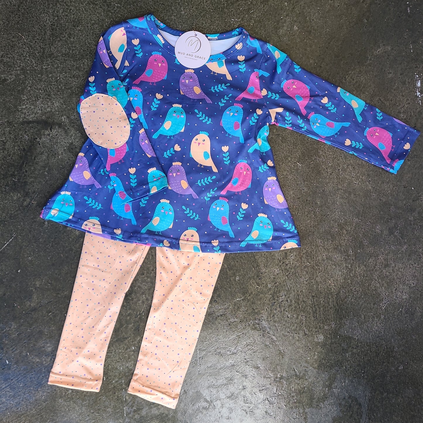 Springtime Song Birds pant set 2t