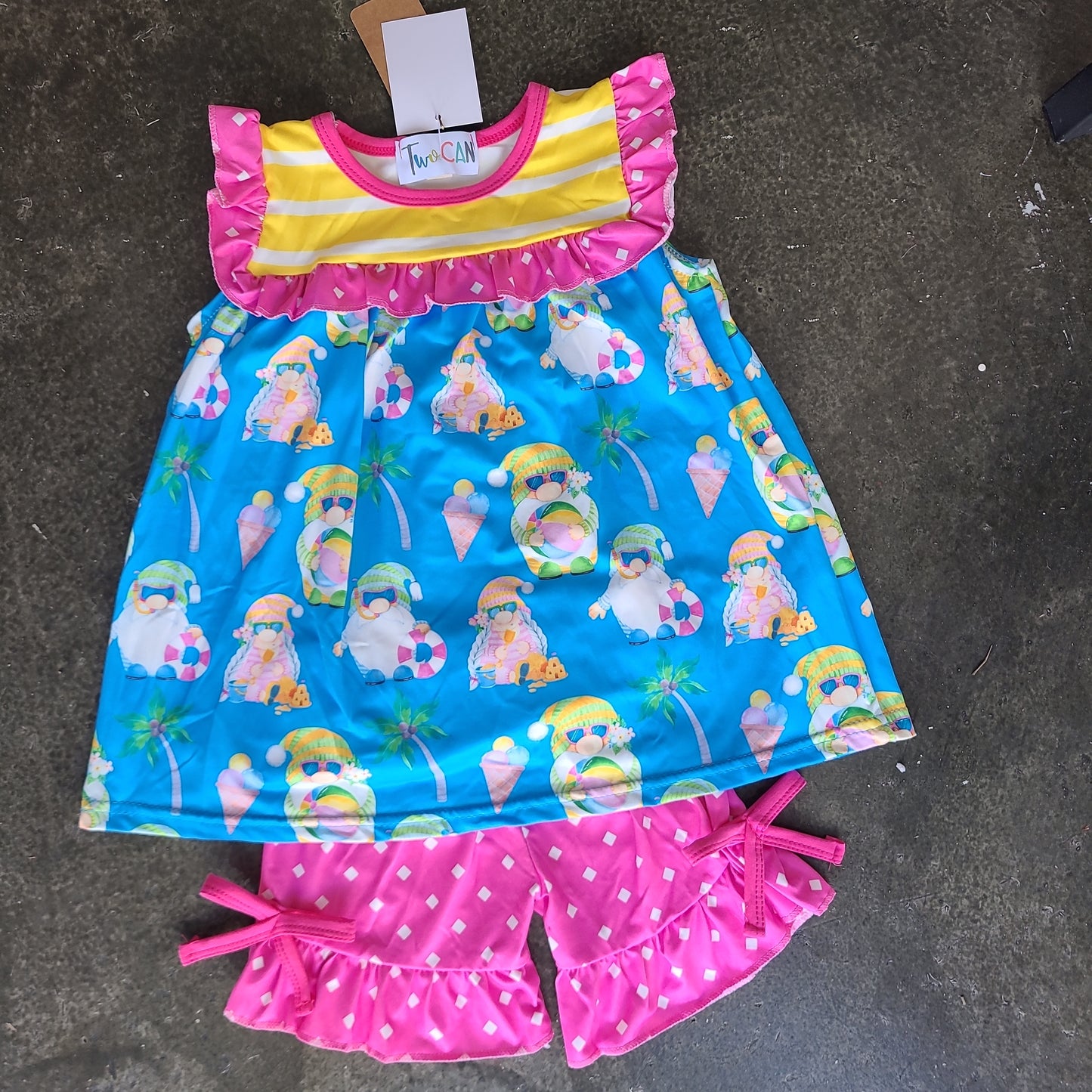 Summer Gnomes short set