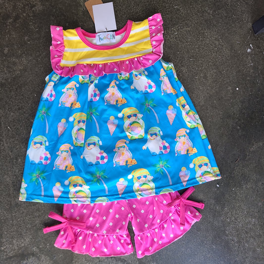 Summer Gnomes short set