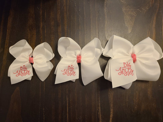Big Sister Hair Bow