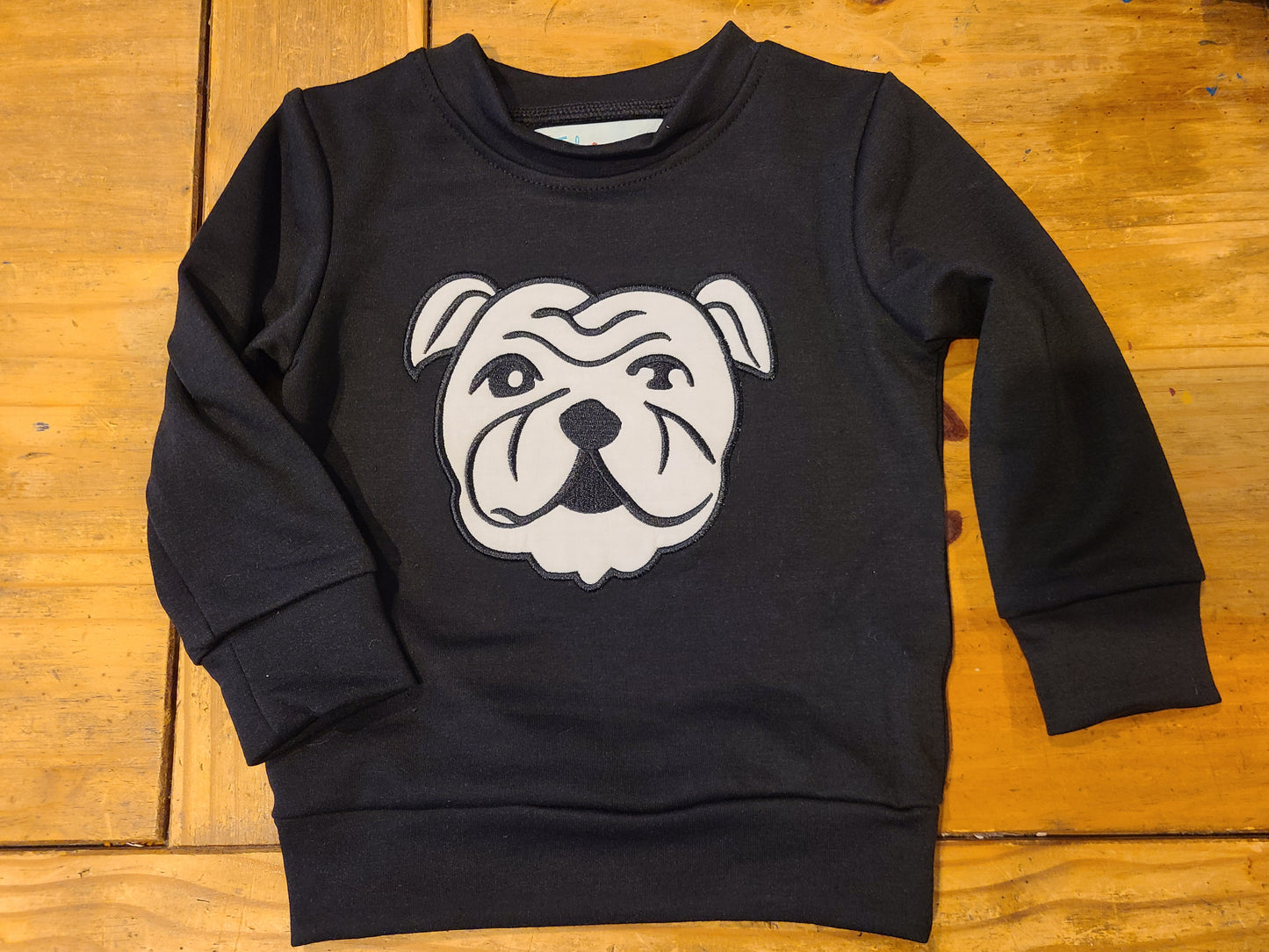 UGA Bulldog Applique Boy pullover