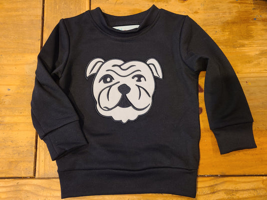 UGA Bulldog Applique Boy pullover