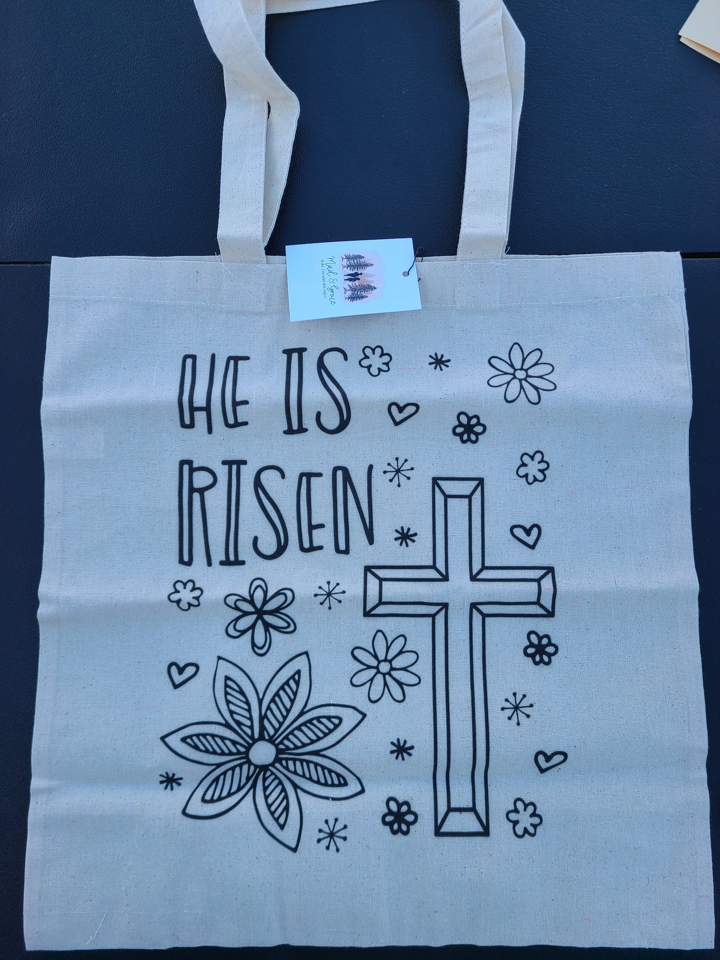 Color Me Canvas Easter Tote
