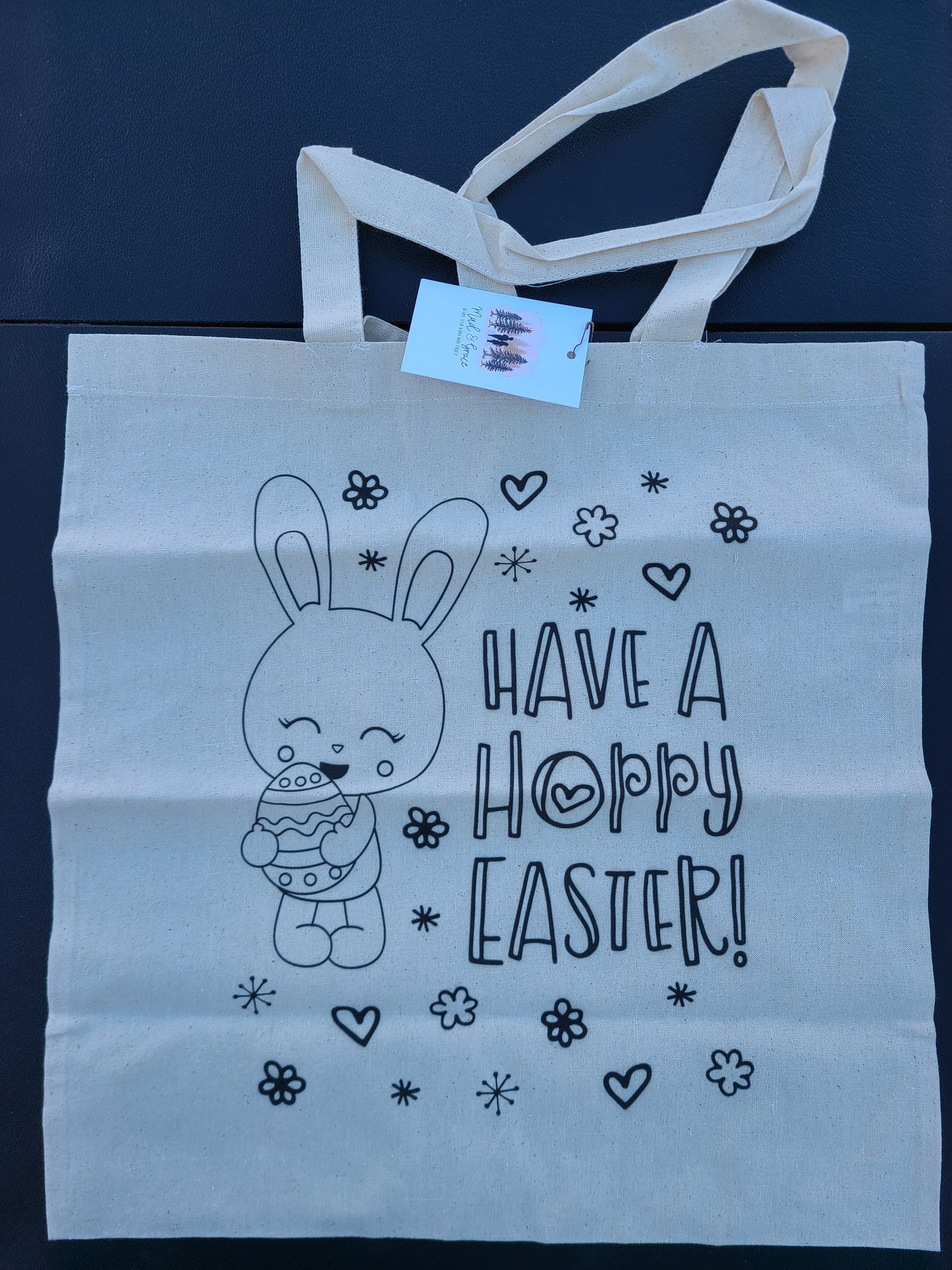 Color Me Canvas Easter Tote