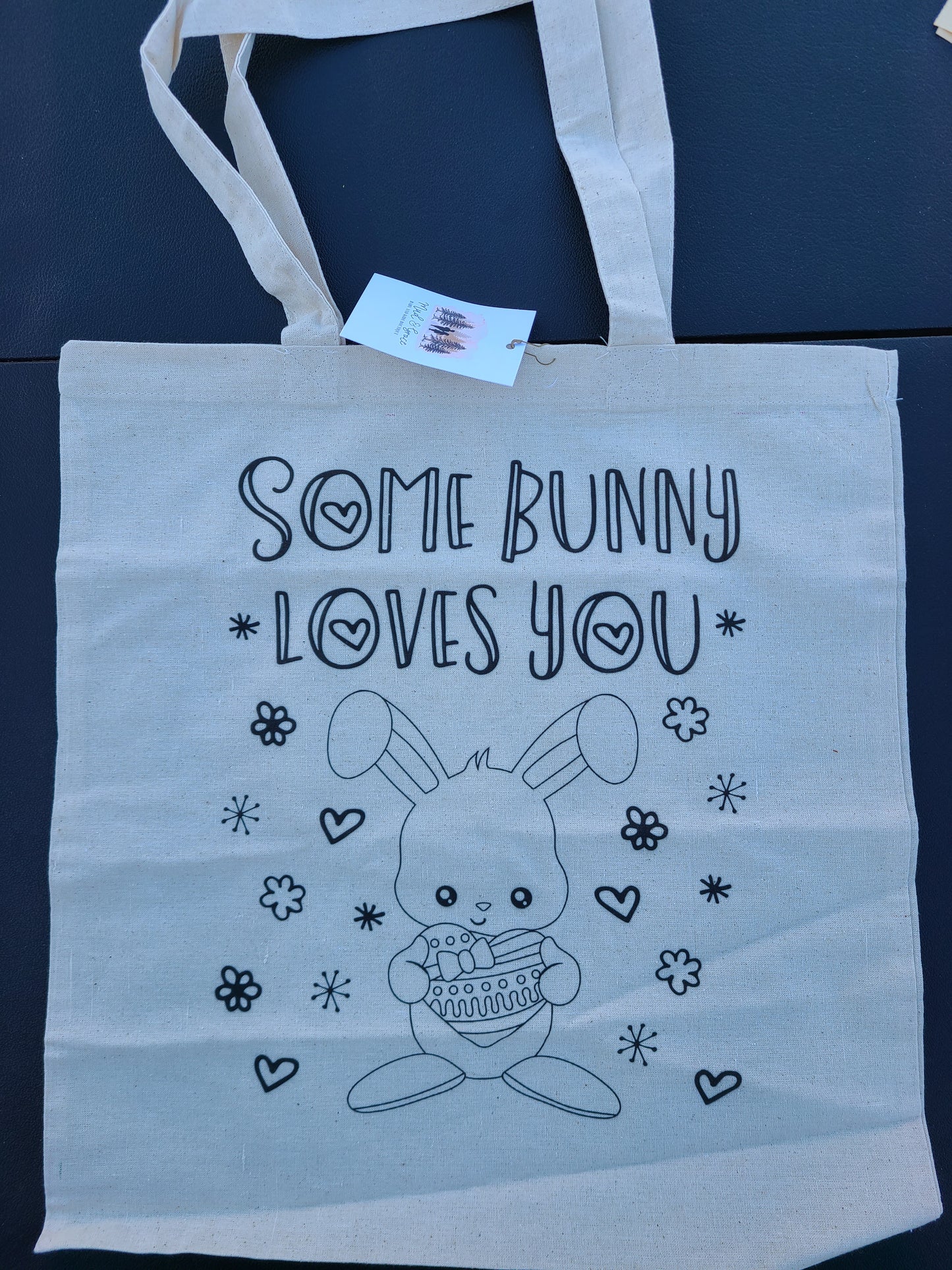 Color Me Canvas Easter Tote