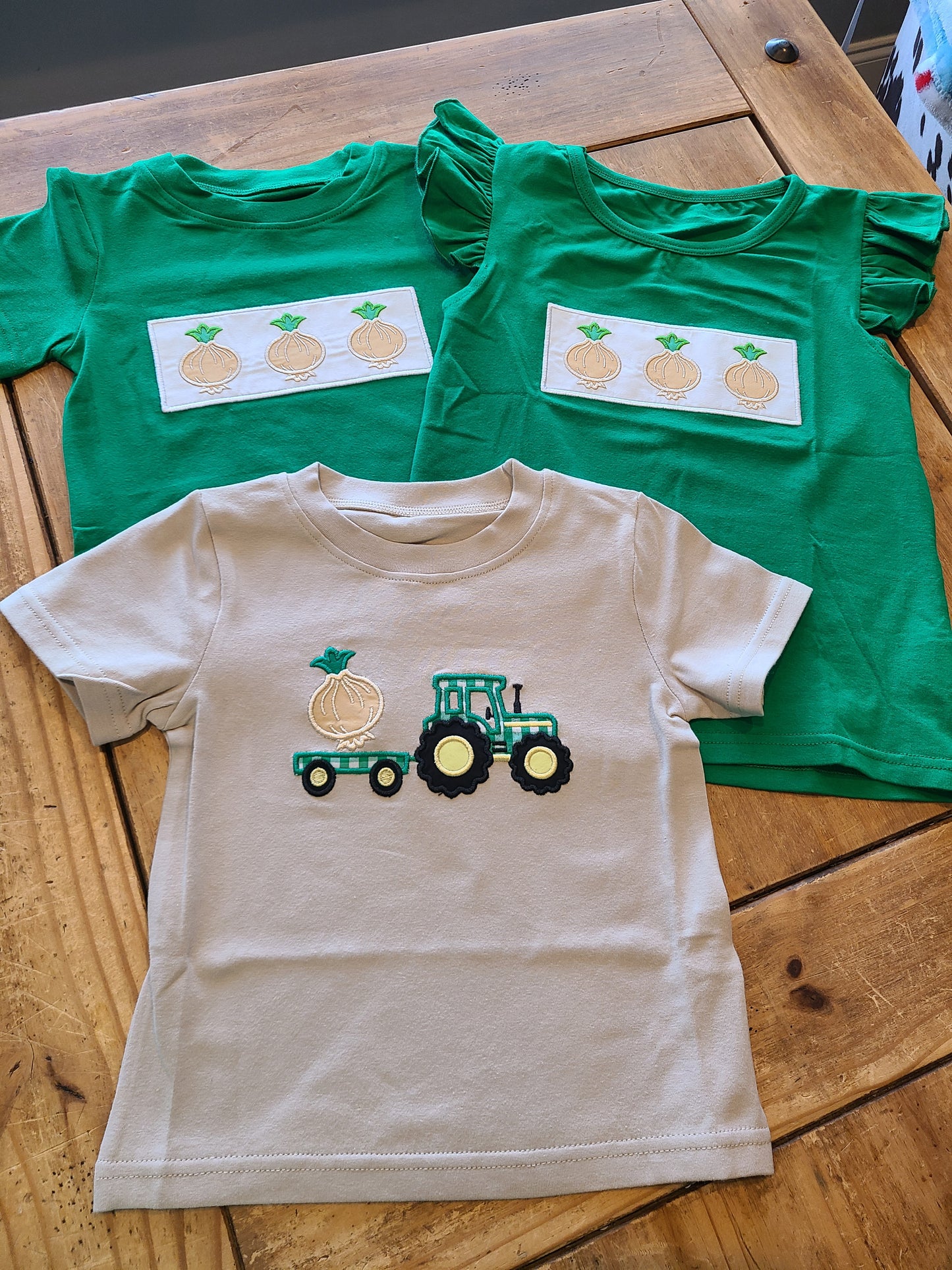 Vidalia Onion Applique Girl Shirt
