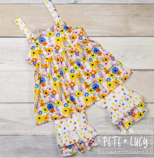 Daffodil Party Capri Set