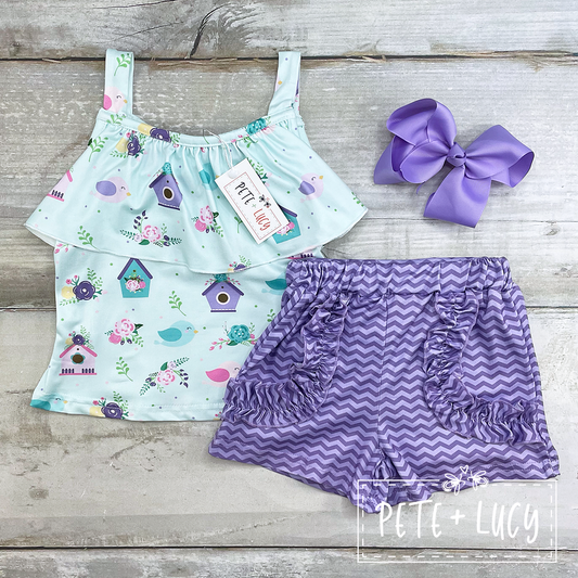 Birdhouse Beauty Shorts Set