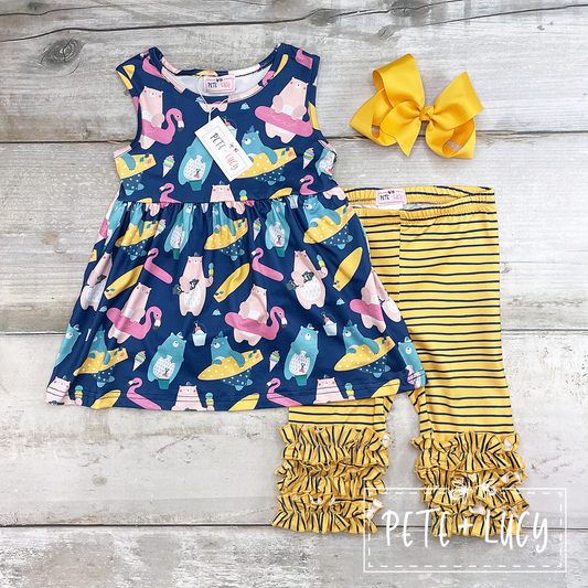 Pool Party Capri Set