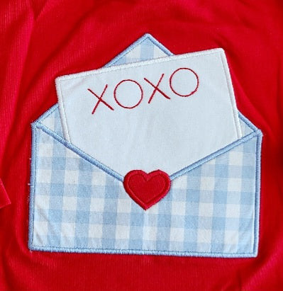 Love Note Applique Boy Shirt