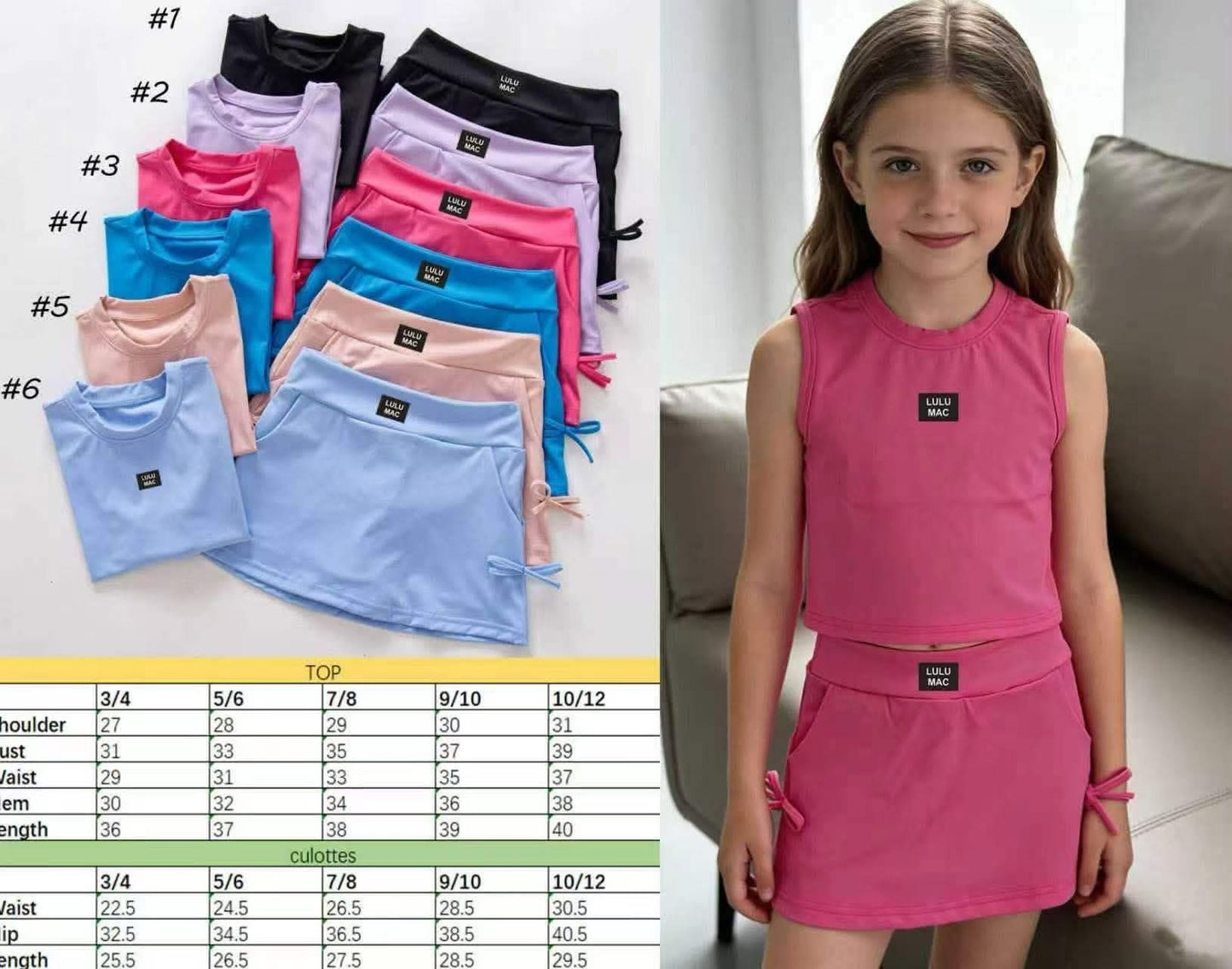 L-Mac Summer Skort Set