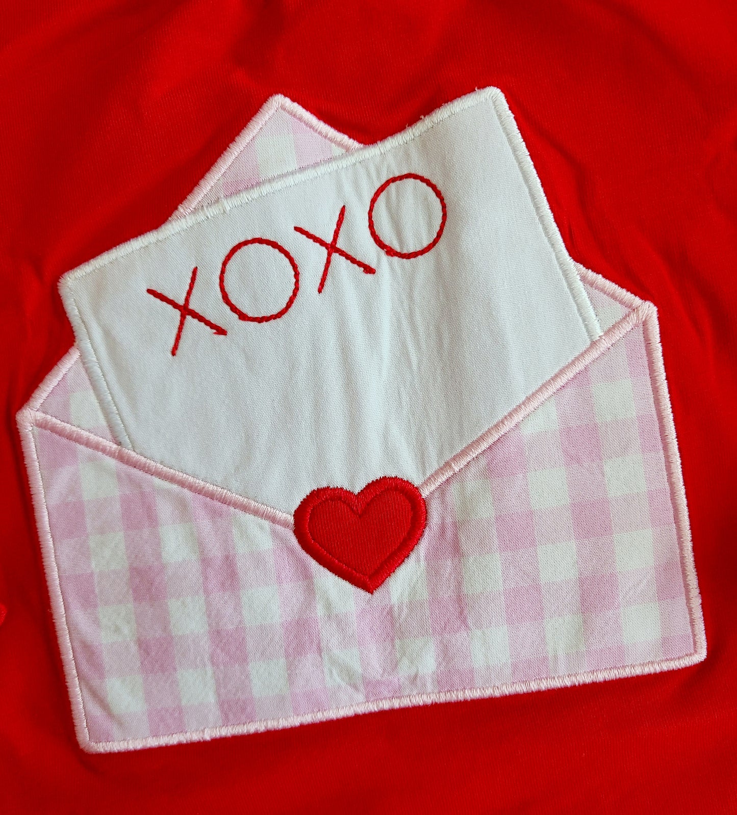 Love Note Applique Girl Shirt